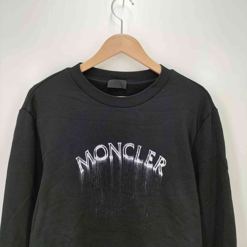モンクレール MONCLER 24SS フロントロゴプリント クルーネックスウェット メンズ JPN:L
